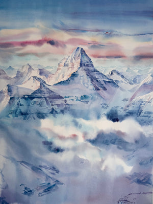Above the Cloud Line | 60 × 80 cm