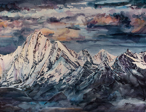 Achse aus Eis | 60 × 80 cm