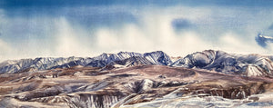 Kaltes Plateau | 22 × 54 cm