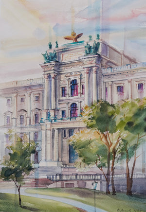 Surrounding Museum | 30 × 43 cm