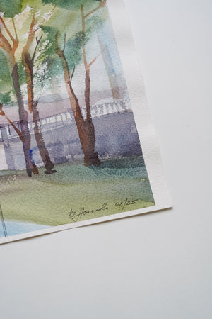 Surrounding Museum | 30 × 43 cm