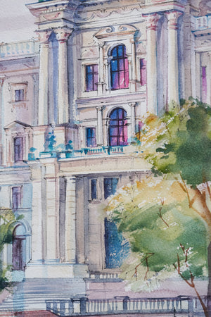 Surrounding Museum | 30 × 43 cm