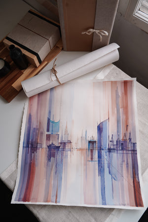 Searching for a Harbor | 54 × 57 cm