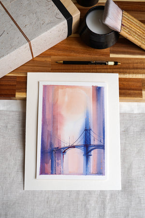 Toward the Glow | 15 × 21 cm