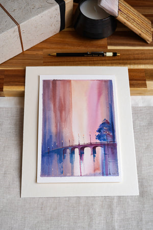 A Row of Small Flames | 15 × 21 cm