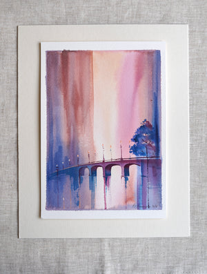A Row of Small Flames | 15 × 21 cm