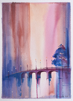 A Row of Small Flames | 15 × 21 cm