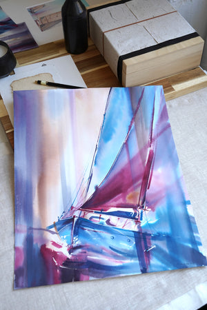 The Lean | 35 × 45 cm
