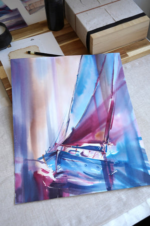 The Lean | 35 × 45 cm