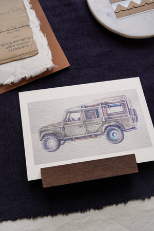 Defender Postcards, Set of Six with Beech Stand