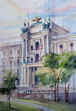 Surrounding Museum | 30 × 43 cm