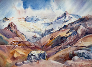 Exposed Ridge | 30 × 40 cm