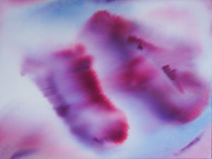 Crimson Drift | 60 × 80 cm