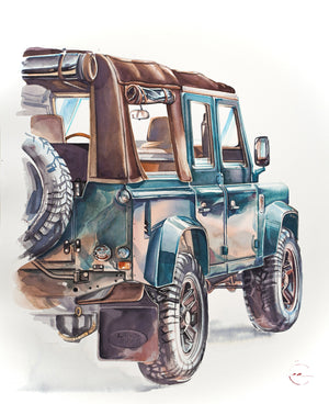 Your Land Rover portrait