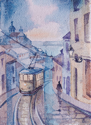 Lisboa (Tram 28 at Dusk) | 10 × 15 cm