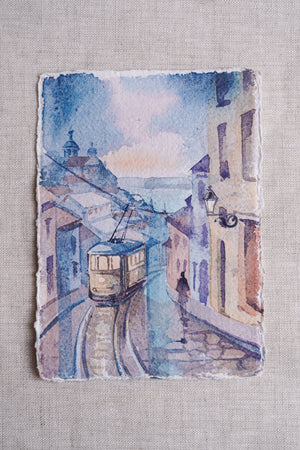 Lisboa (Tram 28 at Dusk) | 10 × 15 cm