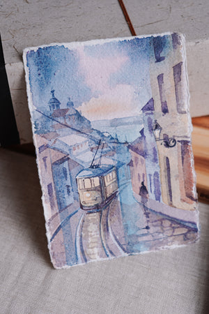 Lisboa (Tram 28 at Dusk) | 10 × 15 cm