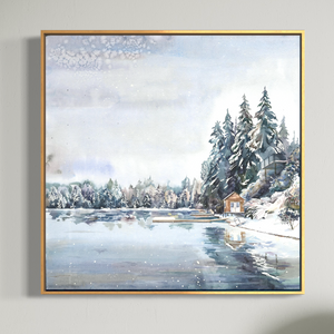 Winter Stillness | 35 × 35 cm