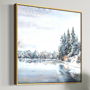 Winter Stillness | 35 × 35 cm