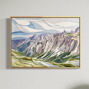 Strata and Drift | 25 × 35 cm