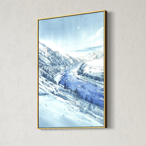 River Cut | 34 × 52 cm