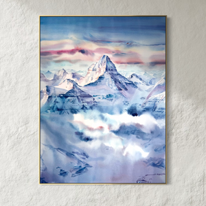Above the Cloud Line | 60 × 80 cm